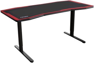 NITRO CONCEPTS D16M Gaming Tisch - Schreibtisch Computertisch 1600x800 mm Carbon Red (Rot)