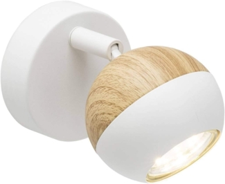 Brilliant Leuchten No. G59410-75 Wandspot Scan LED GU10 3W weiß holz