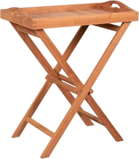Teak Tablett Norton mit Gestell klappbar