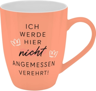 Tasse Tee- Kaffeetasse Kaffeebecher 35cl Geschenk Sheepworld VEREHRT 74199