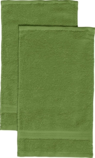 REDBEST Gästehandtuch Gästetuch "Chicago" 2er-Pack, Frottier (2-St), Walk-Frottier Uni