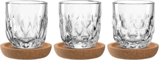 Leonardo GOCCE Espresso-Set mit Untersetzer 6-teilig