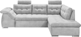 Polsterecke mit Funktion OMAN 2, Silver