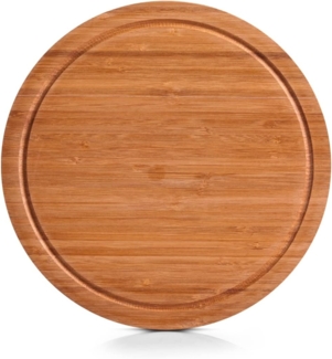 ZELLER Schneidebrett, rund ø 30x1,8 cm, Bamboo