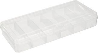 Aufbewahrungsbox f. Rocaillesdöschen, 26,7x12,2x4,7cm, f. ca. 36. ..