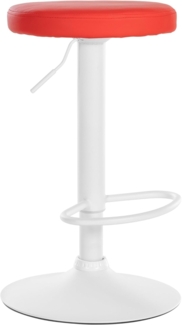 CLP Barhocker Ponte Kunstleder-Bezug,rot weiß