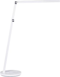 LED Schreibtischlampe DORADO mit Dimmer Metall Weiß