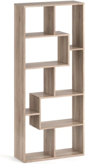 Vicco Raumteiler Noa Bücherregal Standregal Aktenregal Hochregal Regal Sonoma