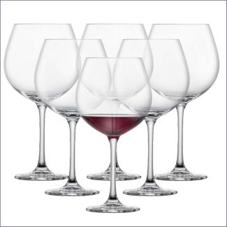 Schott Zwiesel BURGUNDER CLASSICO 140 Rotweinglas, Glas, transparent, 37. 4 x 25. 3 x 24. 5 cm, 6-Einheiten