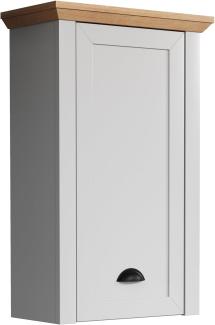 Wandhängeschrank >Landside< in Lichtgrau Melamin - 46x73x24 (BxHxT)