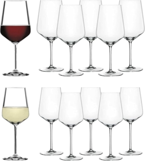 Spiegelau Style Rot- und Weißweingläser Set 12-teilig