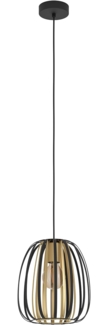 Eglo 99665 Hängeleuchte ENCINITOS schwarz, gold H:110 Ø:25,5cm dimmbar