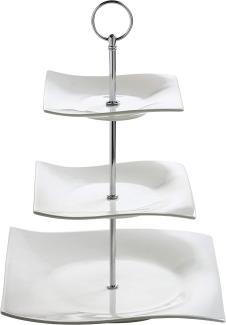 Maxwell & Williams RP11703 Motion Etagere, Servierständer, Servierplatte, 3-stöckig, in Geschenkbox, Porzellan