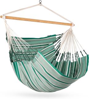 La Siesta Hängesessel HABANA Comfort agave grün Lounger aus Bio-Baumwolle Hängematte Hängestuhl