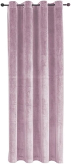 Haus und Deko Gardine Verdunkelungsvorhang Samt weich Ösen Vorhang blickdicht abdunkelnd, Ösen (1 St), Polyester