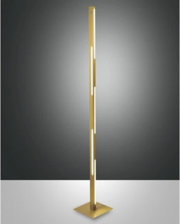 Fabas Luce LED-Stehleuchte Messing satiniert 3712-10-119