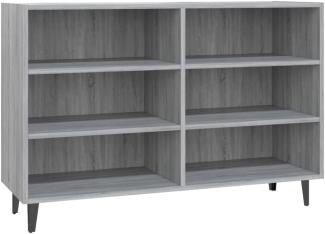 Sideboard Grau Sonoma 103,5 x 35 x 70 cm Holzwerkstoff [813186]