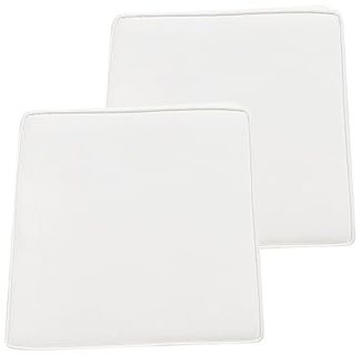Set mit 2 Sitzkissen Ohne Muster TERNI 37 x 34 cm Cremeweiß
