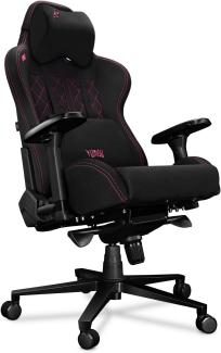 Yumisu armchair YUMISU 2050 armchair BLACK FABRIC - Pink sewing