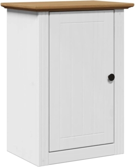 Bad-Wandschrank BODO Weiß und Braun 44x30x60 cm