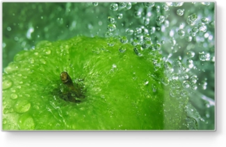 DEQORI Schneidebrett 'Erfrischende Vitalität', Glas, Platte Frühstücksbrett Schneideplatte