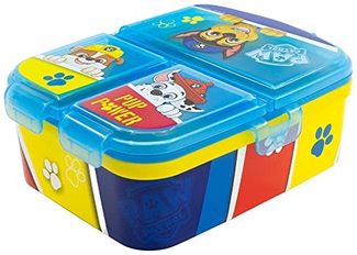 Lunchbox für Kinder mit 4 Fächern aus Kunststoff verschiedene Motive Paw Patrol