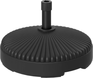 Outsunny Schirmhalter bis 28 kg befüllbar, rund, für Stöcke bis Ø 38 mm, Sonnenschirmständer, 1 tlg, Schirmständer