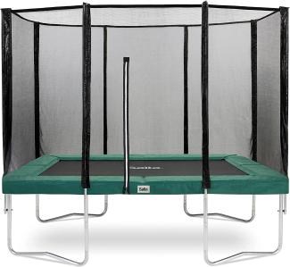 Salta 'Combo' Trampolin rechteckig inkl. Sicherheitsnetz, Grün, 305x214 cm