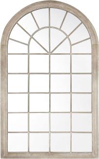 Wandspiegel beige Fensteroptik 75x130 cm TREVOL