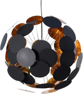 riess-ambiente Hängeleuchte INFINITY HOME 70cm schwarz / gold, ohne Leuchtmittel, Wohnzimmer · Metall · Kugel · Esszimmer · Modern