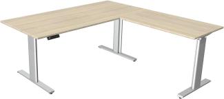 Kerkmann Sitz-/Stehtisch Move 3 BxT 200x180cm (mit Anbautisch) silber/