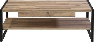 FORTE Coffee Tables Couchtisch, Holzwerkstoff, Braun, 111 x 40 x 60 cm