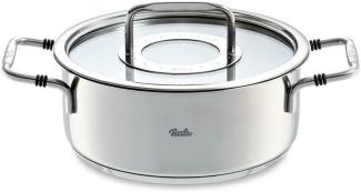 Fissler Bonn Bratentopf, Kochtopf, Schmortopf, Topf, Edelstahl 18/10, Silberfarben, 24 cm, 086 122 24 000 0