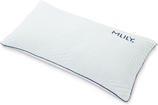 MLILY Kopfkissen 40x80cm, Rückenschläfer, Seitenschläfer, Bauchlage, Bezug aus 100% recyceltem Seaqual-Garn