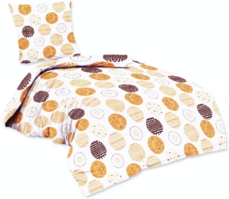 Doppelpack Flanell Bettwäsche ANOUK Marke 135 x 200 cm + 80 x 80 cm