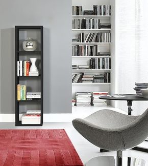 FORTE Mauro Regal, Holzwerkstoff, Schwarz, 38,2 x 141,8 x 32,9 cm