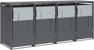 Westmann Tonus 4 | Metall Mülltonnenbox 4er |