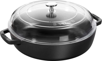 Staub Staub Gusseisen Bratpfanne mit Deckel 28 cm 405010360