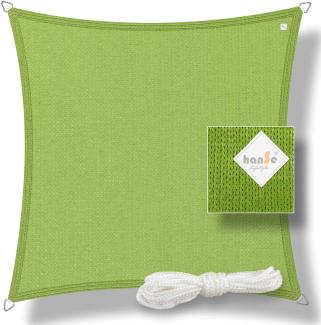 hanSe® Marken Sonnensegel Quadrat 2x2 m Limegrün