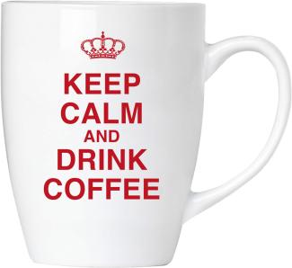 Keep calm and drink coffee! - Tasse aus Keramik