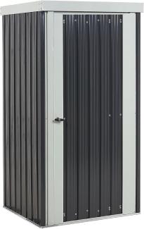 Gerätehaus UMBRIA Metall 98 cm 77 cm Schwarz