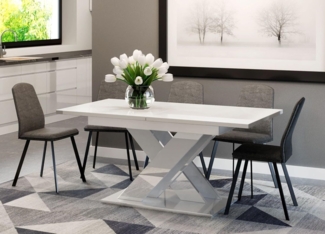 designimpex Esstisch Design PA-222 Tisch ausziehbar 140 - 180 cm Esszimmer