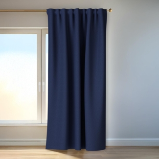 Homing Schlaufenschal Galdin 140x245 Vorhang Schlafzimmer Deko verdunkelnd blau