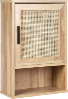 Wandschrank ROSELL Holzwerkstoff 40 cm 19 cm 60 cm Heller Holzfarbton
