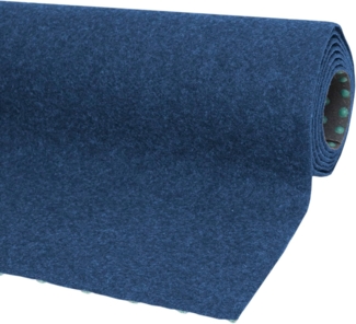 misento Kunstrasen Outdoor mit Noppen - wetterfest und pflegeleicht - geeignet als Balkon Teppich oder Rasenteppich Outdoor - einfach zu verlegen 400x350 cm Blau