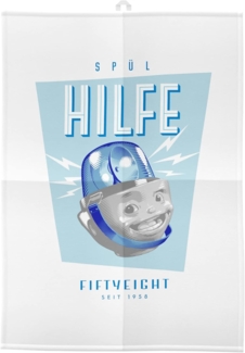 Fiftyeight Products Geschirrhandtuch Spül Hilfe 100% Bio-Baumwolle