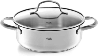 Fissler Bratentopf San Francisco mit Glasdeckel, Edelstahl 18/10, 20 cm, 040-123-20-000