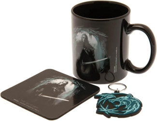 PYRAMID Tasse Geschenkset (Tasse, Untersetzer & Schlüsselanhänger) - The Witcher (NE