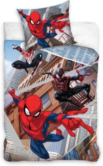 Marvel Spider-Man Kinderbettwäsche SM4326 135x200 cm + 80x80 cm