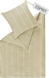 Esprit Bettwäsche HARPLINES Renforce Kissenbezüge und Bettwäsche, Baumwolle, 1 teilig, 155x220 cm in Beige
